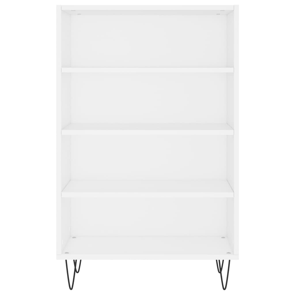 VidaXL Hoge kast 57x35x90 cm bewerkt hout wit