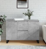 VidaXL Dressoir 104x35x70 cm bewerkt hout betongrijs