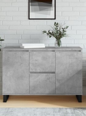 VidaXL Dressoir 104x35x70 cm bewerkt hout betongrijs