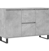 VidaXL Dressoir 104x35x70 cm bewerkt hout betongrijs