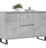 VidaXL Dressoir 104x35x70 cm bewerkt hout betongrijs
