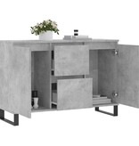 VidaXL Dressoir 104x35x70 cm bewerkt hout betongrijs