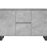 VidaXL Dressoir 104x35x70 cm bewerkt hout betongrijs