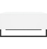 VidaXL Salontafel 60x60x30 cm bewerkt hout wit