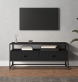 VidaXL Tv-meubel 100x35x45 cm bewerkt hout zwart
