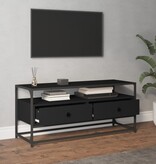 VidaXL Tv-meubel 100x35x45 cm bewerkt hout zwart