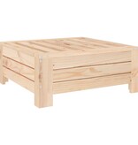 VidaXL Parasolvoetbedekking massief grenenhout