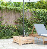 VidaXL Parasolvoetbedekking massief grenenhout