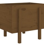 VidaXL 810552  Plantenbak 62x50x57 cm massief grenenhout honingbruin