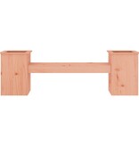 VidaXL Bankje met plantenbakken 184,5x39,5x56,5 cm grenenhout douglas