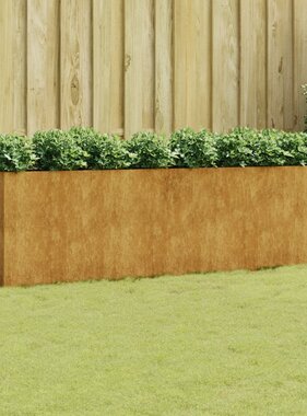 VidaXL Plantenbak verhoogd 280x40x80 cm cortenstaal