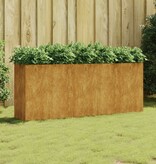 VidaXL Plantenbak verhoogd 200x40x80 cm cortenstaal