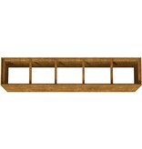 VidaXL Plantenbak verhoogd 200x40x80 cm cortenstaal