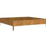 VidaXL Plantenbak verhoogd 100x100x26 cm cortenstaal