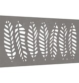 VidaXL Wanddecoratie tuin bladontwerp 105x55 cm cortenstaal