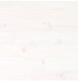 VidaXL Tafelblad vierkant 60x60x2,5 cm massief grenenhout wit