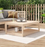 VidaXL Tuintafel 121x82,5x45 cm massief grenenhout