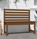 VidaXL Tuinbank 109 cm massief grenenhout honingbruin