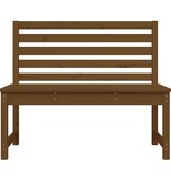 VidaXL Tuinbank 109 cm massief grenenhout honingbruin