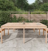 VidaXL Tuintafel 203,5x100x76 cm massief grenenhout