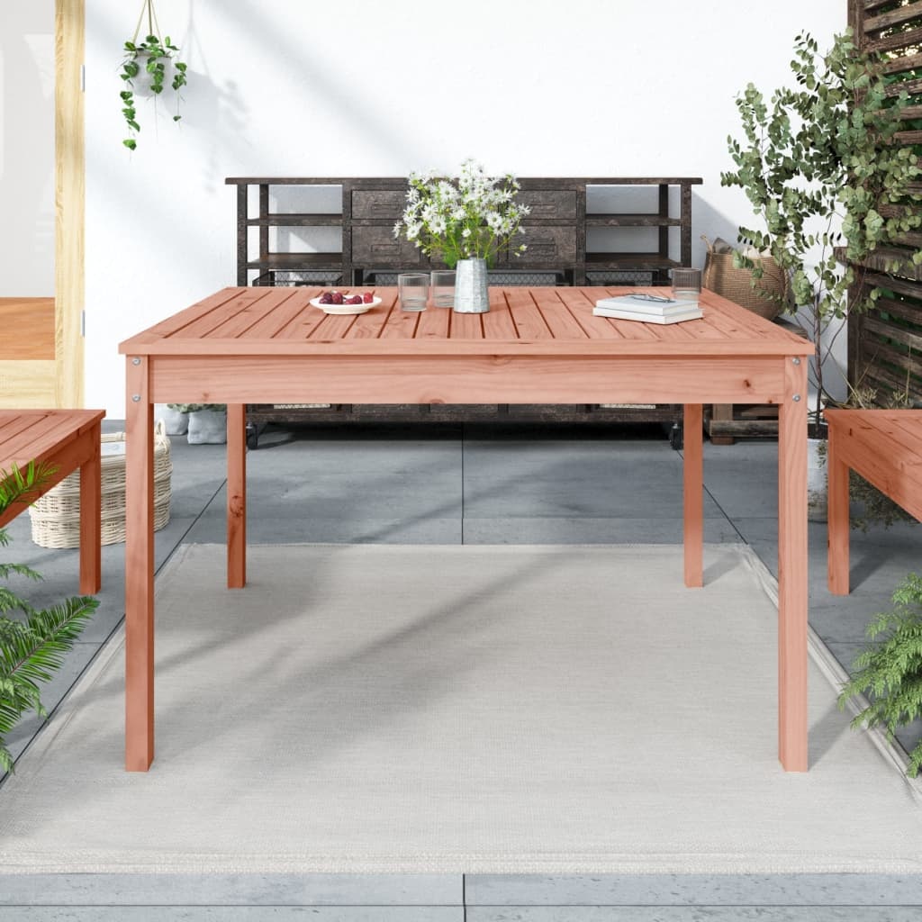 VidaXL Tuintafel 121x82,5x76 cm massief douglashout