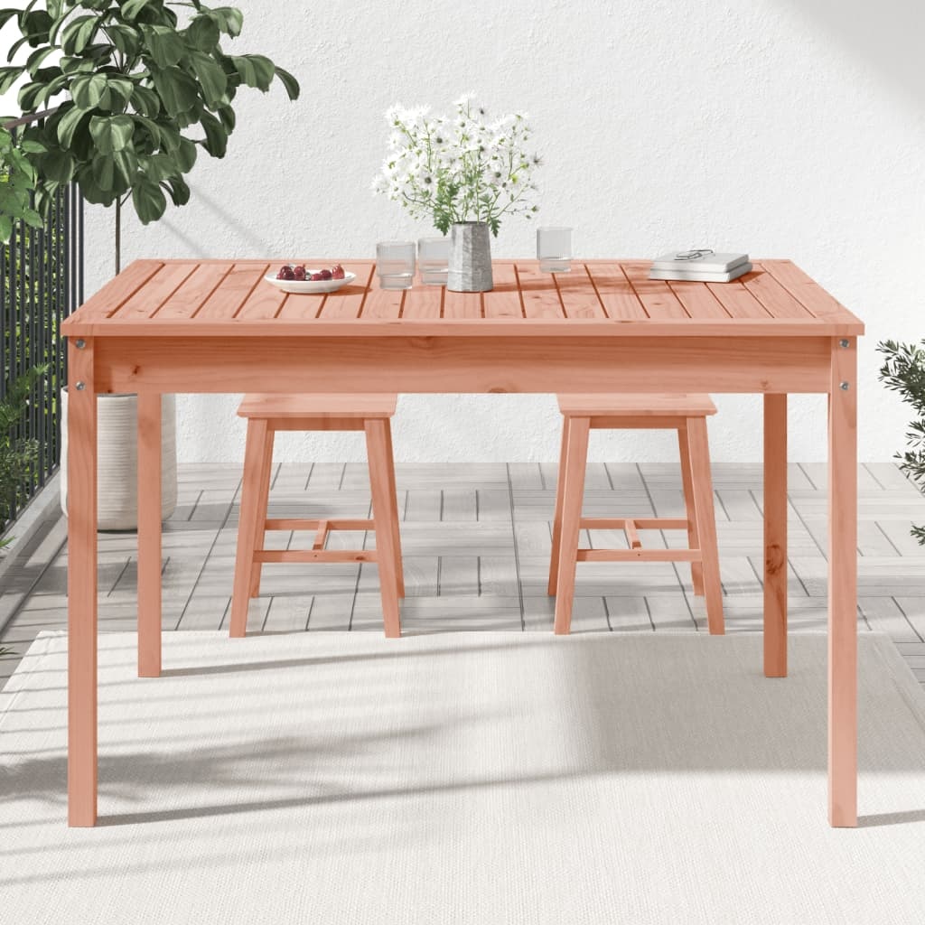 VidaXL Tuintafel 121x82,5x76 cm massief douglashout