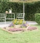 VidaXL Plantenbak 112x112x27 cm massief grenenhout