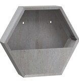 VidaXL Plantenbakken wandmontage 2 st 46x10x40 cm cortenstaal roestig