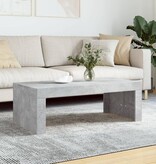 VidaXL Salontafel 102x50x36 cm bewerkt hout betongrijs