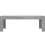 VidaXL Salontafel 102x50x36 cm bewerkt hout betongrijs