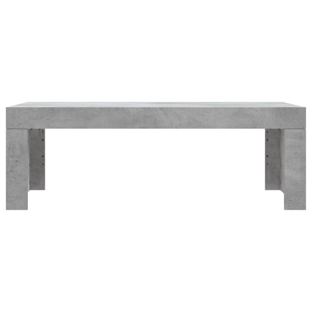 VidaXL Salontafel 102x50x36 cm bewerkt hout betongrijs