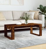 VidaXL Salontafel 102x50x35 cm bewerkt hout gerookt eikenkleurig