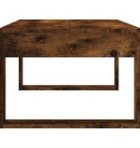 VidaXL Salontafel 102x50x35 cm bewerkt hout gerookt eikenkleurig