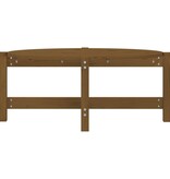 VidaXL Salontafel 87x48x35 cm massief grenenhout honingbruin