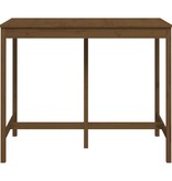 VidaXL Bartafel 140x80x110 cm massief grenenhout honingbruin