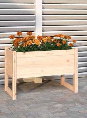 VidaXL Plantenbak 78x40x52 cm massief grenenhout