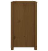 VidaXL Dressoir 100x40x72 cm massief grenenhout honingbruin