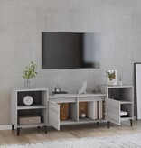 VidaXL Tv-meubel 160x35x55 cm bewerkt hout grijs sonoma eikenkleurig