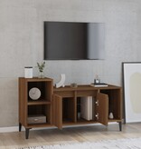 VidaXL Tv-meubel 100x35x55 cm bewerkt hout bruin eikenkleur