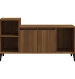 VidaXL Tv-meubel 100x35x55 cm bewerkt hout bruin eikenkleur