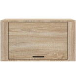 VidaXL Wandschoenenkast 70x35x38 cm bewerkt hout sonoma eiken