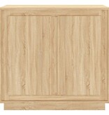 VidaXL Dressoir 80x34x75 cm bewerkt hout sonoma eikenkleurig