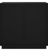 VidaXL Dressoir 80x34x75 cm bewerkt hout zwart