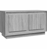 VidaXL Tv-meubel 80x35x45 cm bewerkt hout grijs sonoma eikenkleurig