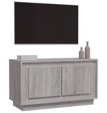 VidaXL Tv-meubel 80x35x45 cm bewerkt hout grijs sonoma eikenkleurig