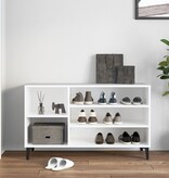 VidaXL Schoenenkast 102x36x60 cm bewerkt hout wit