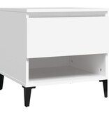 VidaXL Bijzettafel 50x46x50 cm bewerkt hout wit