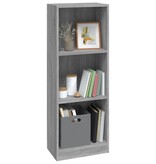 VidaXL Boekenkast 40x24x109 cm bewerkt hout grijs sonoma eikenkleurig