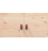 VidaXL Wandkasten 2 st 60x30x30 cm massief grenenhout