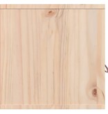 VidaXL Wandkasten 2 st 60x30x30 cm massief grenenhout